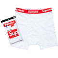Supreme Hanes Boxer Briefs White (2 Pack)