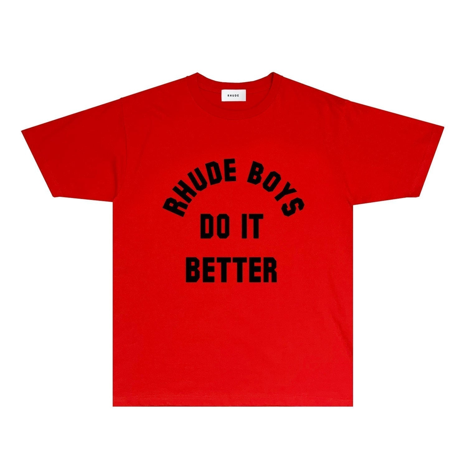 Rhude T-shirts Printed Trendy Pure Cotton