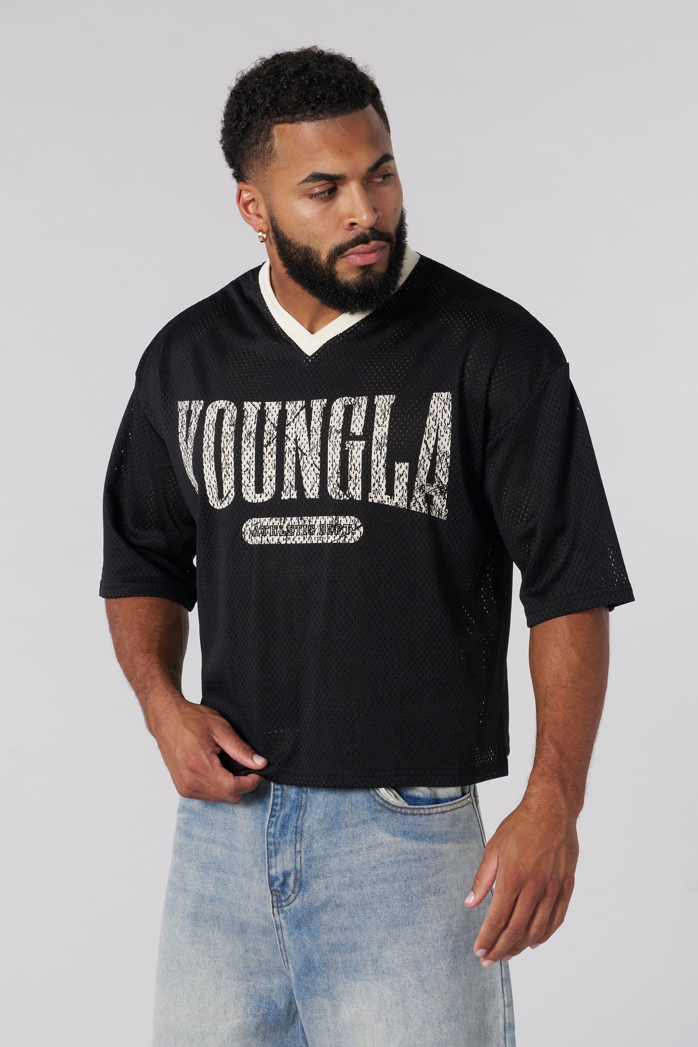 4187 - Varsity Football Cropped Jersey