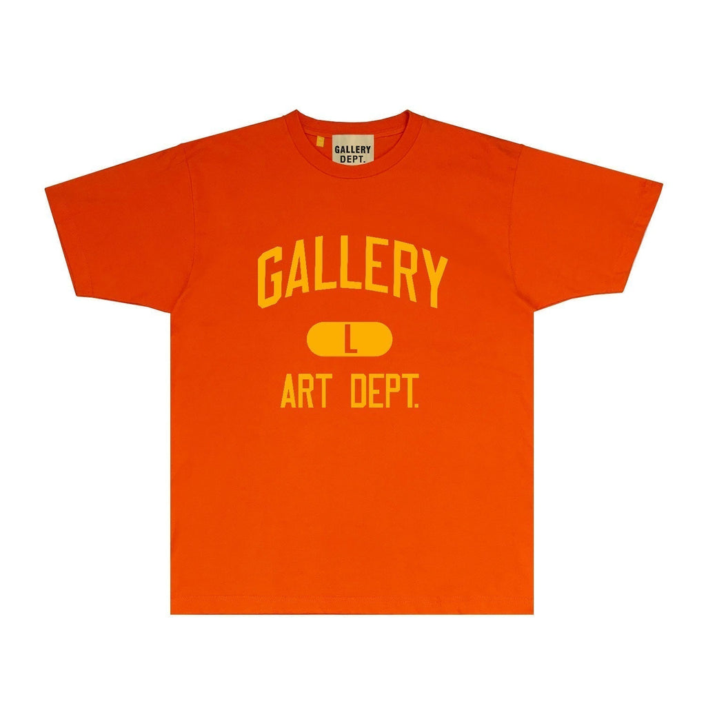 Gallery Dept T Shirt Retro Printed Loose Short-Sleeved Shirt (part2)