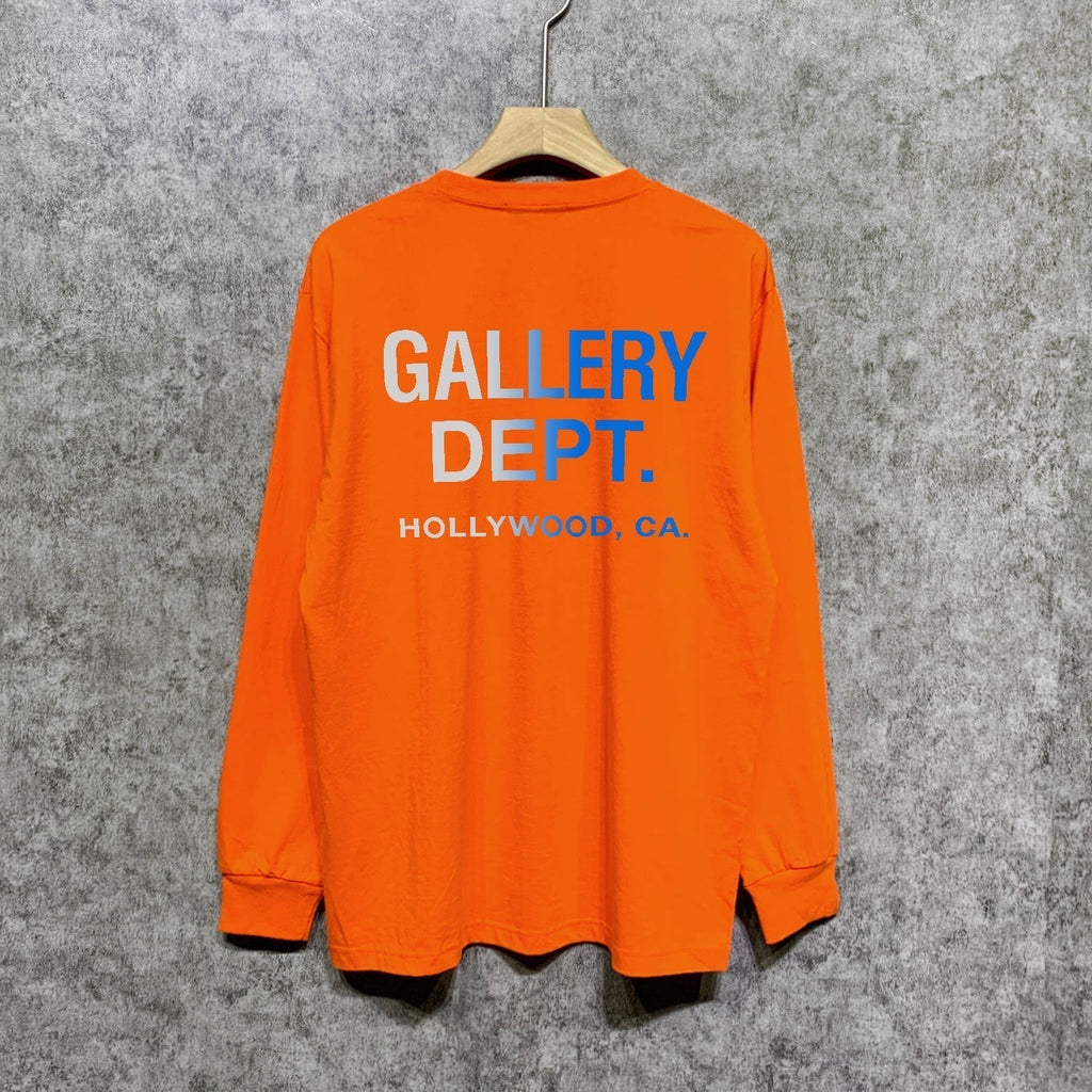 Gallery Dept Long Sleeved Shirt Fashion Brand Long Sleeve Long-Sleeved T-shirt Blouse