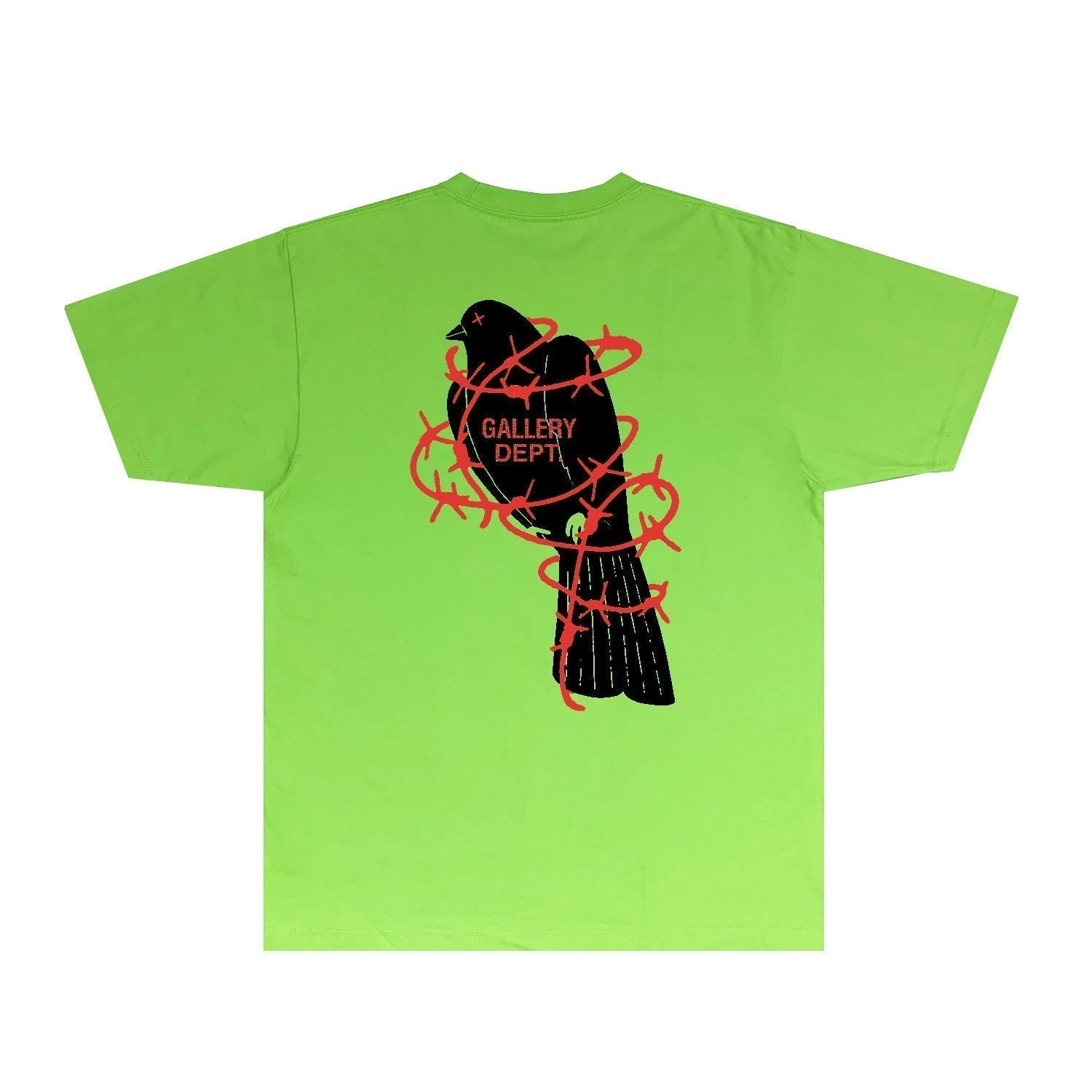 Gallery Dept T Shirt Retro Printed Loose Short-Sleeved Shirt